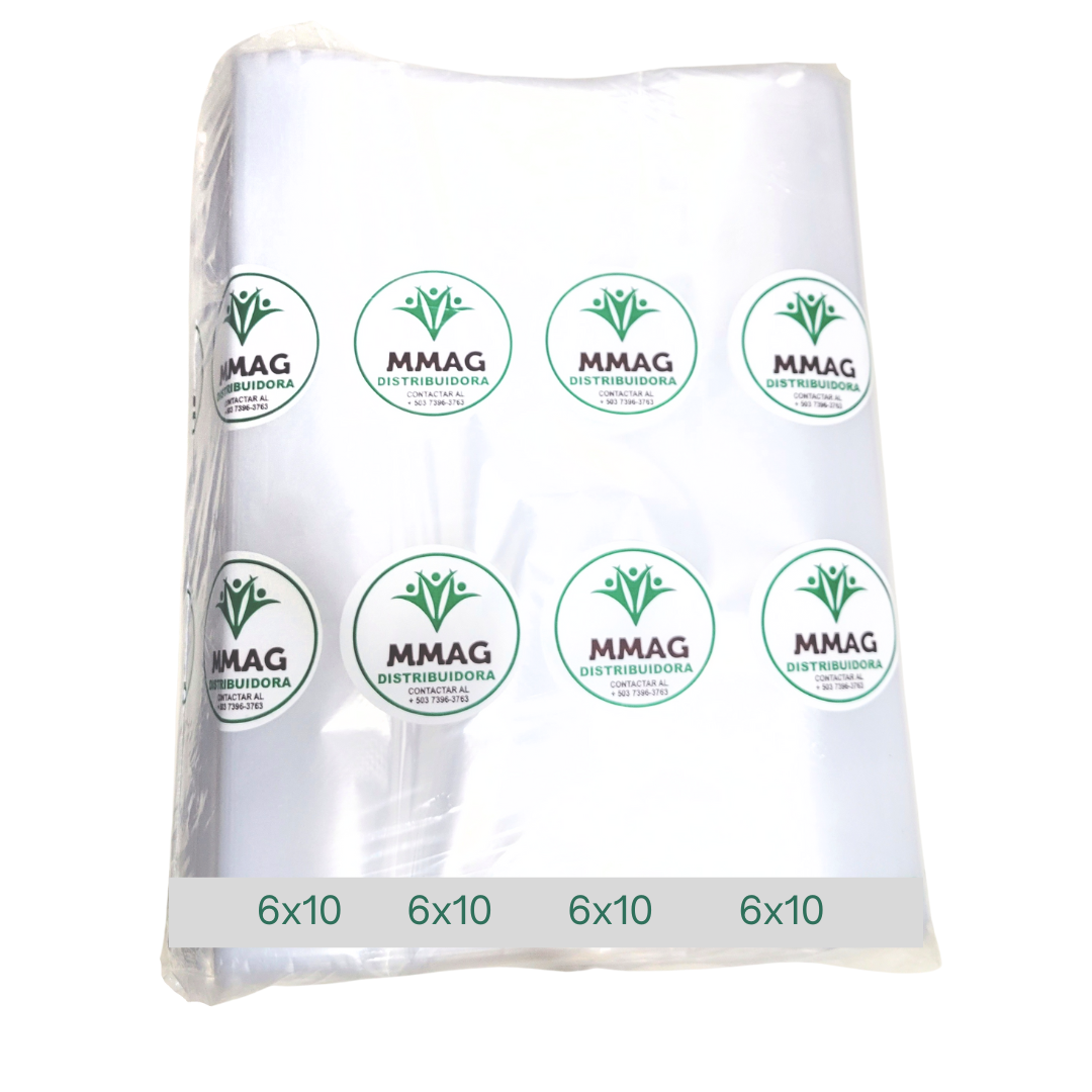 BOLSA  LECHOSA 6x10 BLANCA - 500 UNIDADES