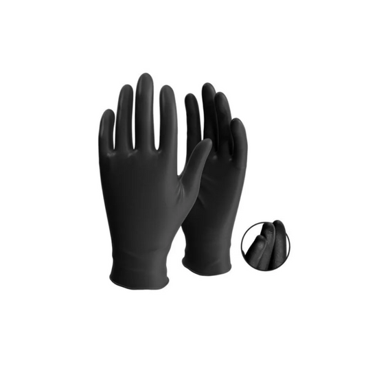 GUANTES NITRILO NEGRO TALLA, S,M, L