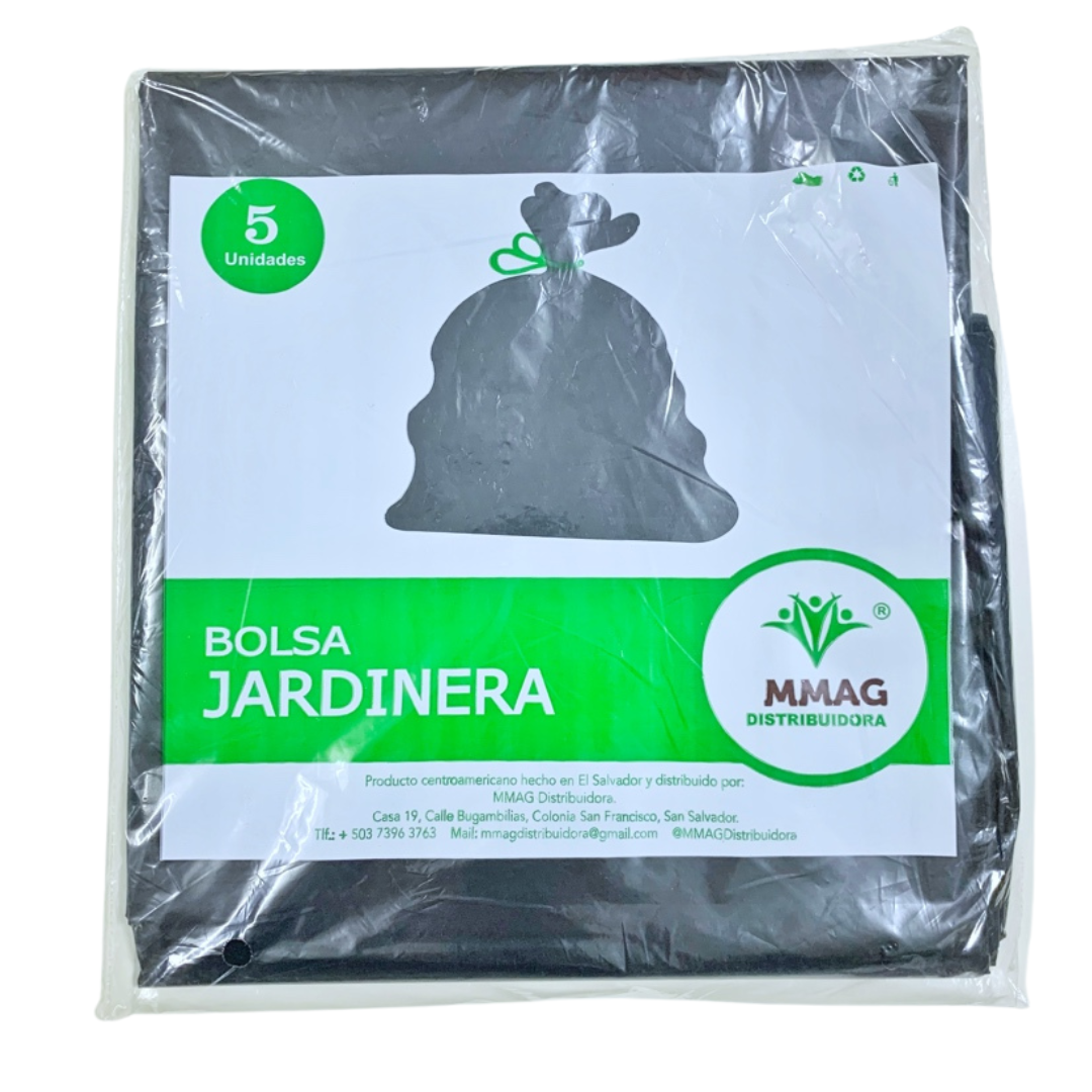 Bolsa Jardinera 34x52 Negra - 5 UNIDADES